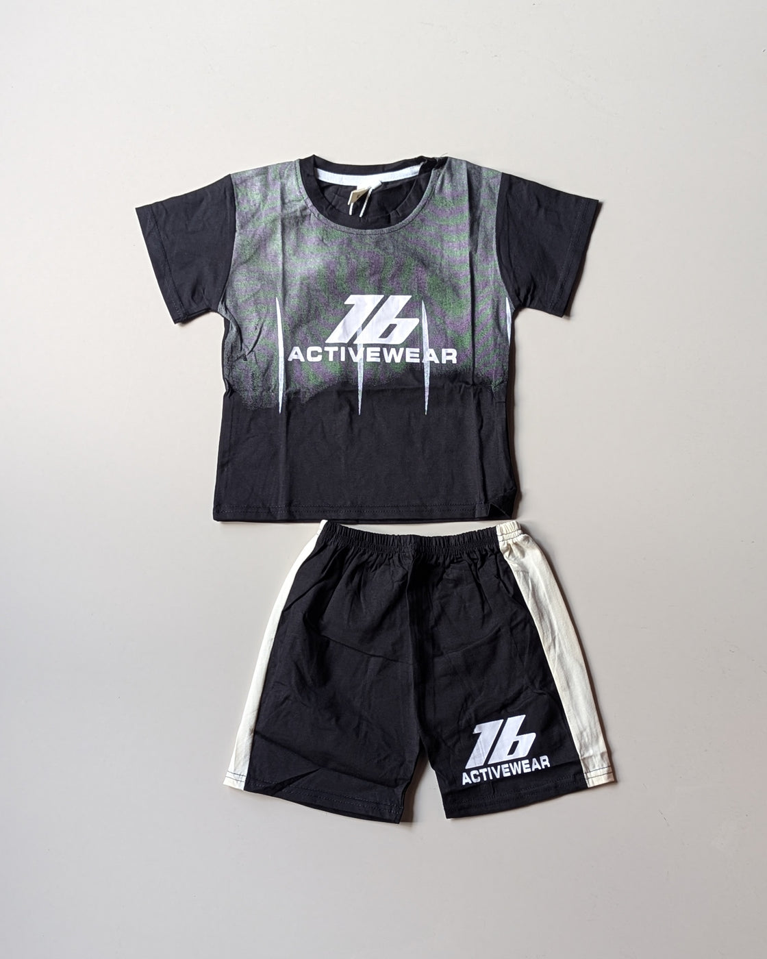 ST105 Unisex Half Sleeve Oversized T Shirt and Shorts Set