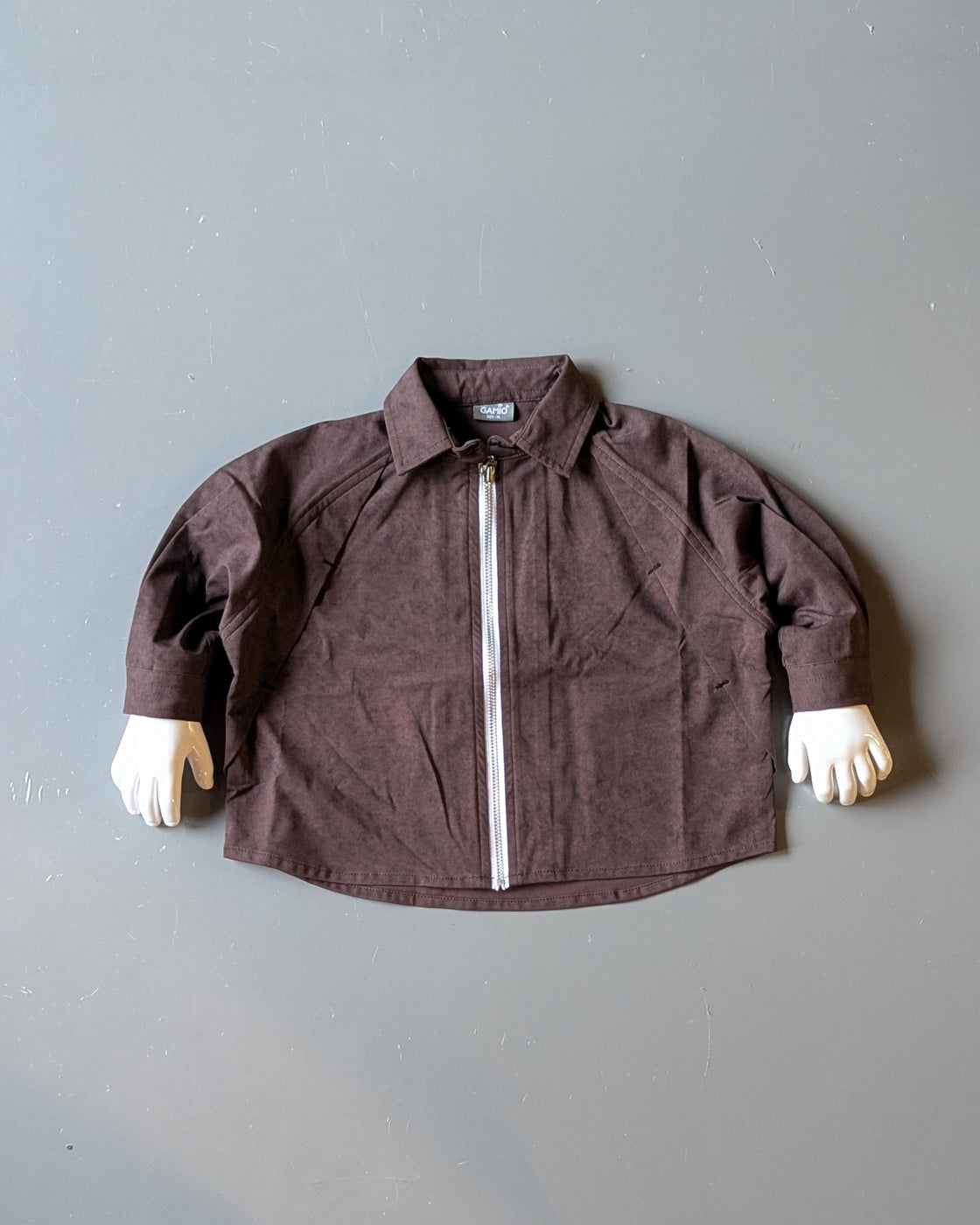 Full Sleeve Oversized Zipper Shirt