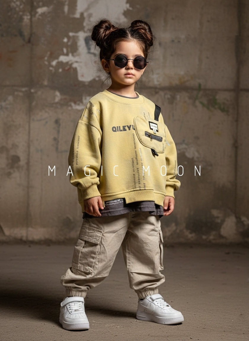 Unisex Full Sleeve Oversized T Shirt