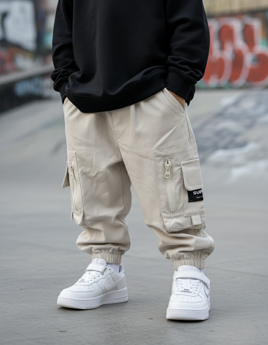 Unisex Cargo Baggy Cotton Pant