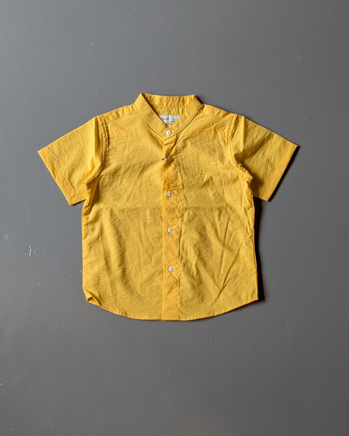 Half Sleeve Shirt ( Yellow)