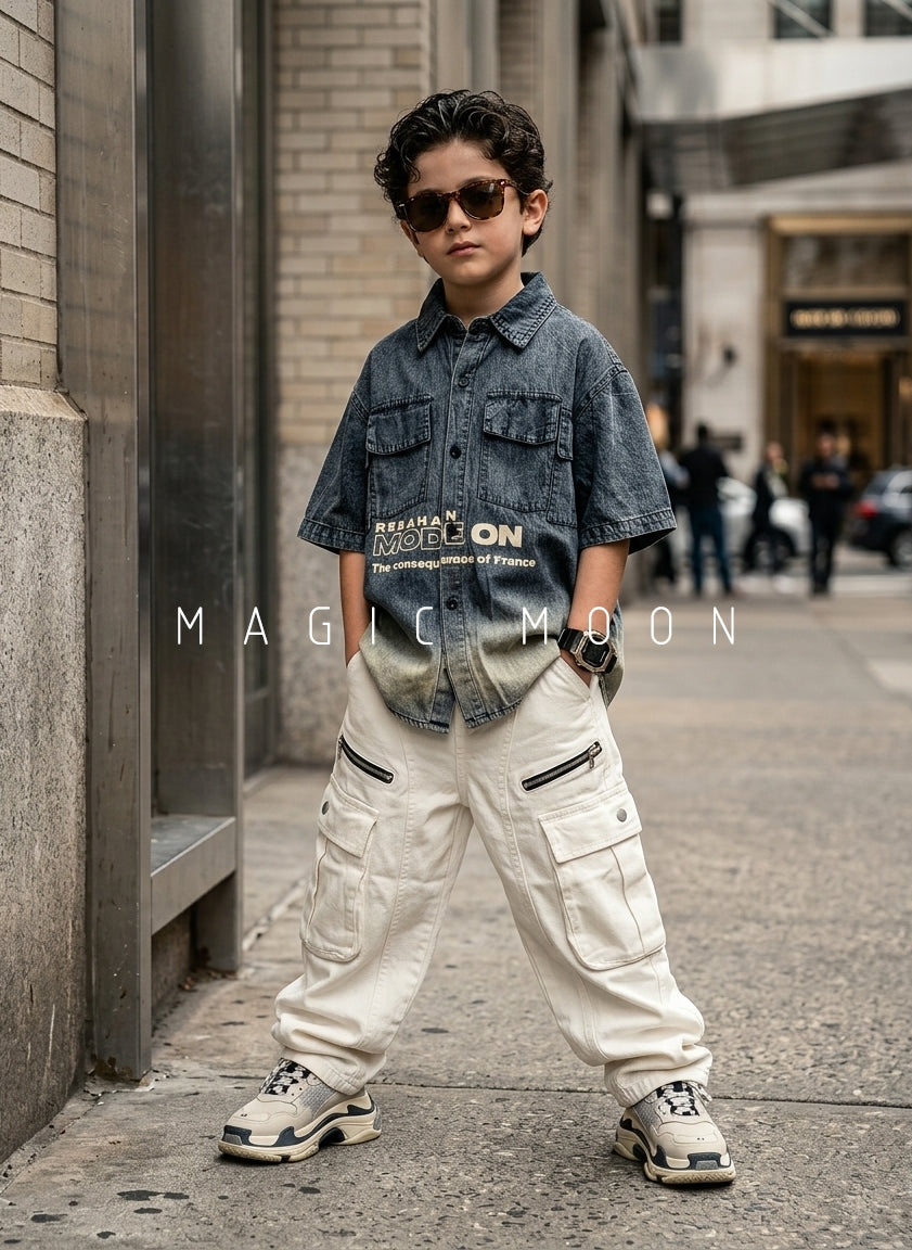 SHHB01 Unisex Half Sleeve Oversized Shirt