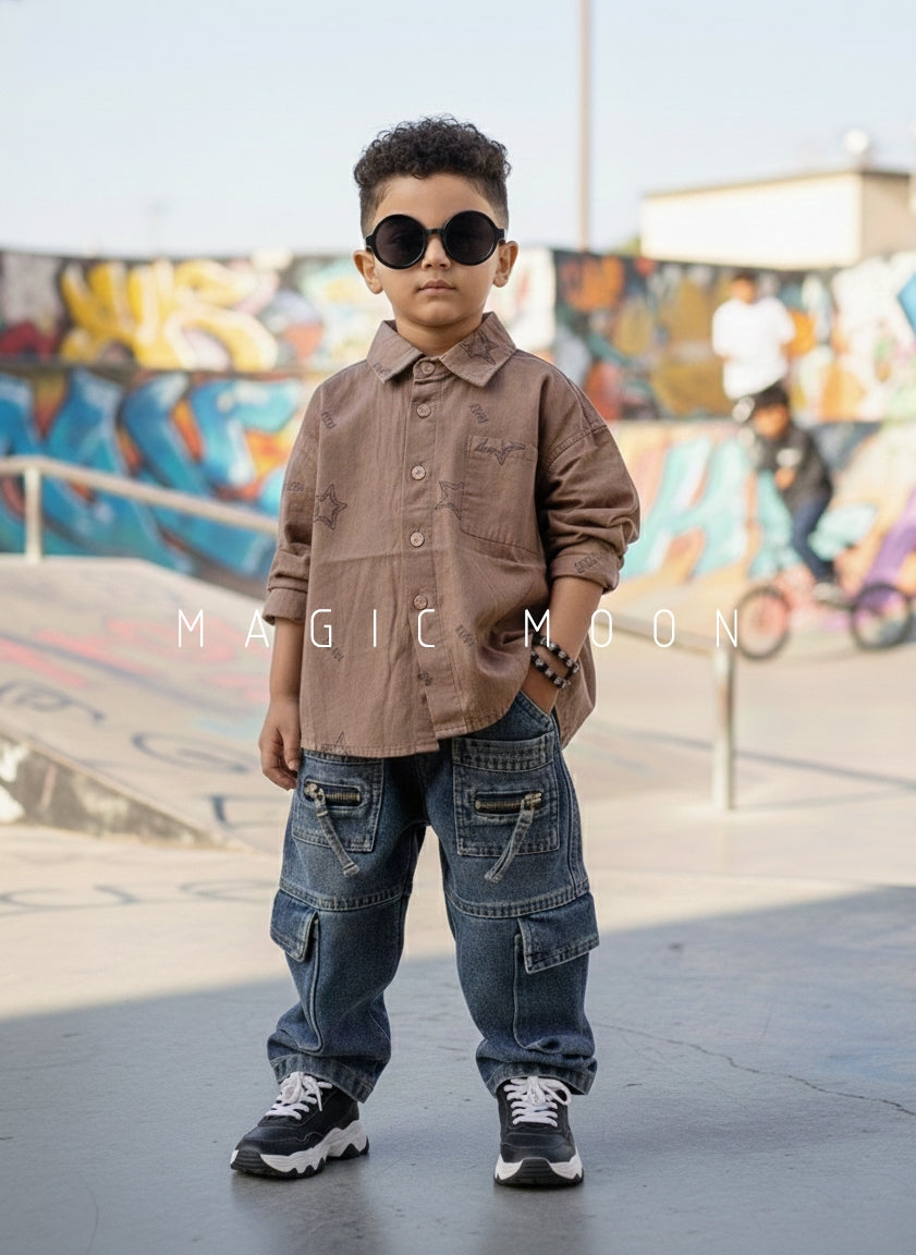 Unisex Full Sleeve Oversized Shirt