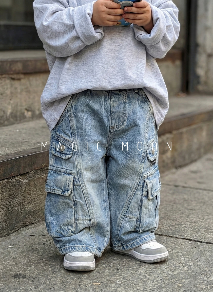 Unisex Wide Leg Jeans