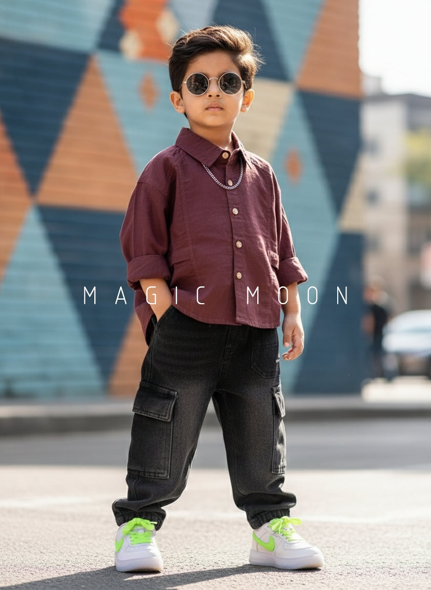 Unisex Full Sleeve Oversized Shirt