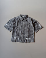 SHGME04-02 Boys Half Sleeve Oversized Boxy Fit Shirt