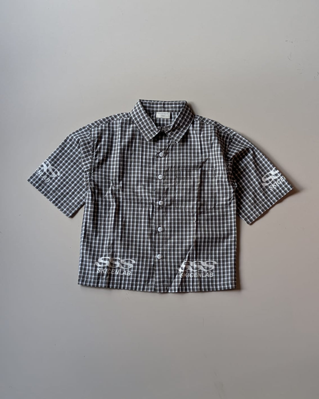 SHGME04-02 Boys Half Sleeve Oversized Boxy Fit Shirt