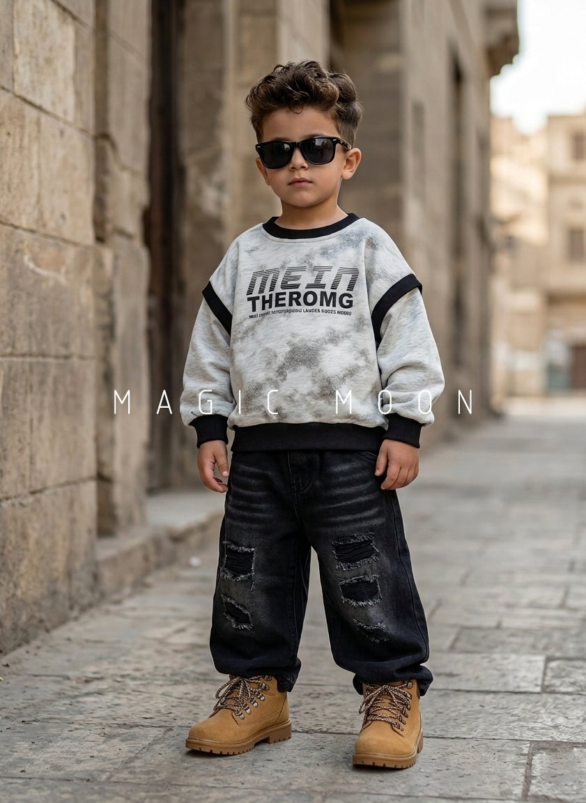 TSS01 Unisex Full Sleeve Oversized T Shirt
