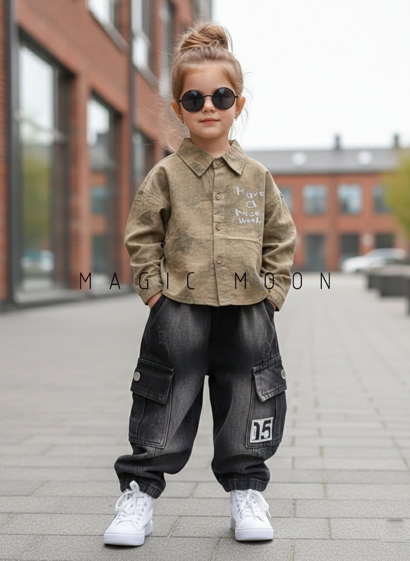 Unisex Full Sleeve Oversized Shirt