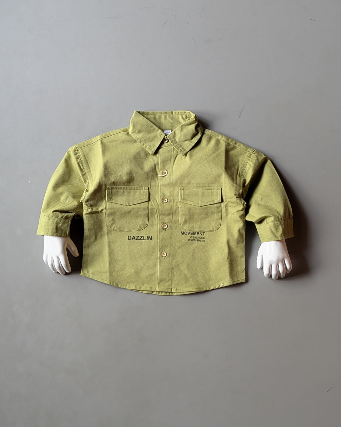 Boy's Full Sleeve Oversized Shirt