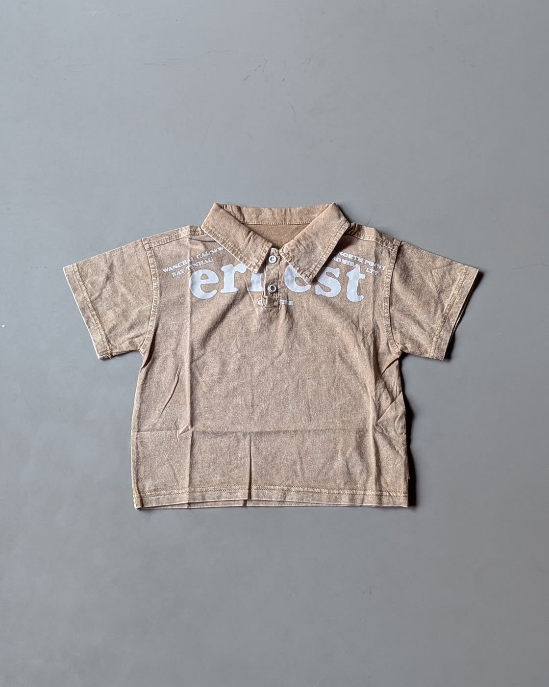 HSP01 Unisex Half Sleeve Oversized Polo T Shirt