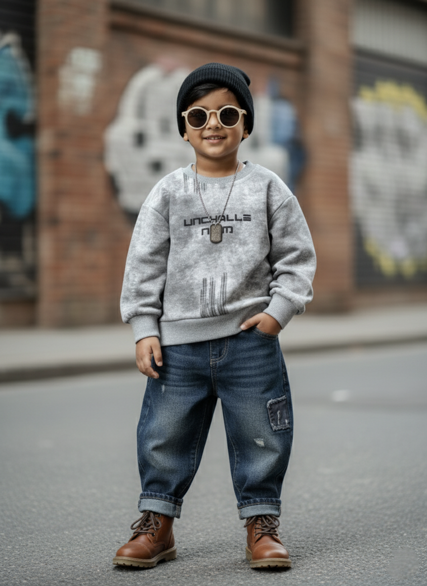 Unisex Full Sleeve Oversized T Shirt and Pant Set