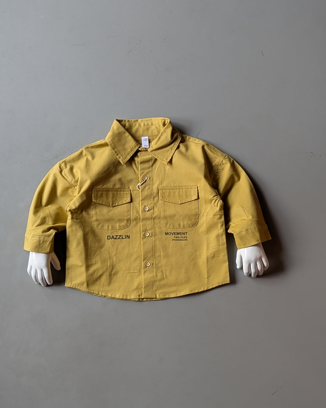 Boy's Full Sleeve Oversized Shirt