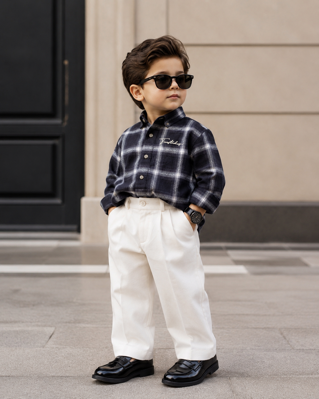 SHTCW05 Boys Full Sleeve Oversized Shirt