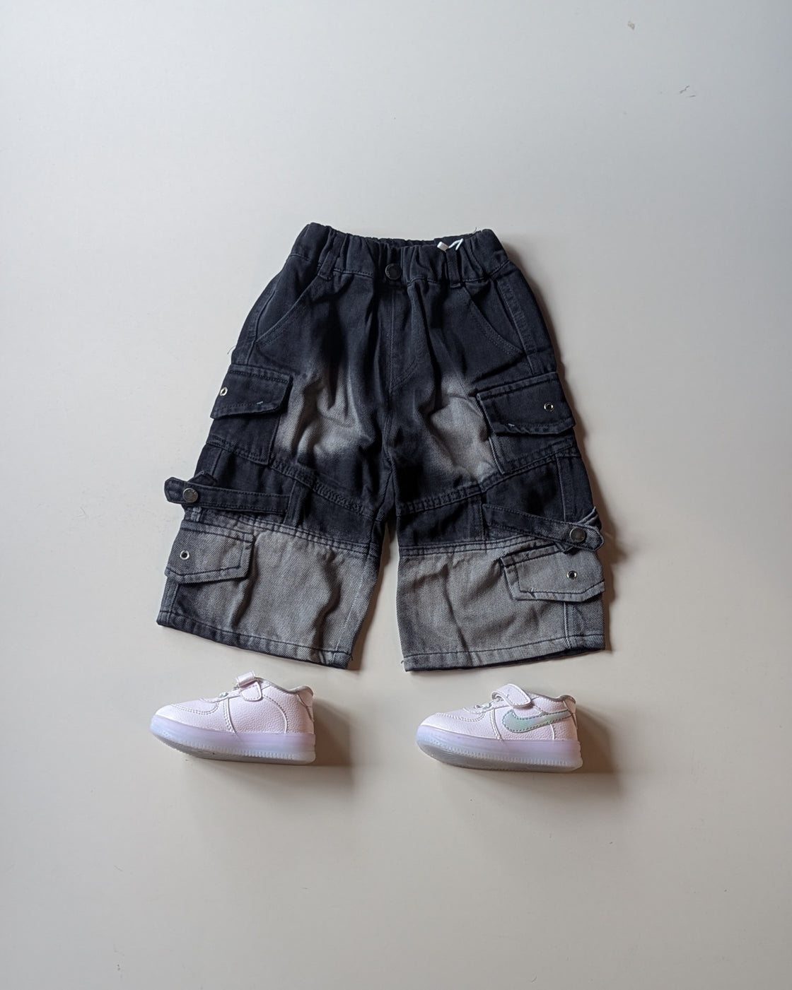 JNSIM114-01 Unisex Super Baggy Jeans