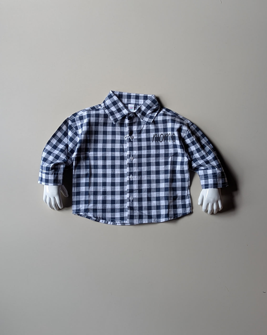 SHFS15 Boy's Full Sleeve Oversized Back Printed Shirt