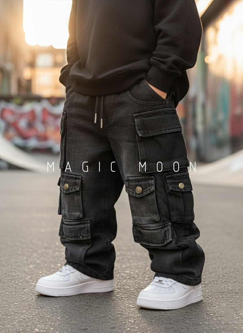 Unisex Cargo Baggy Jeans