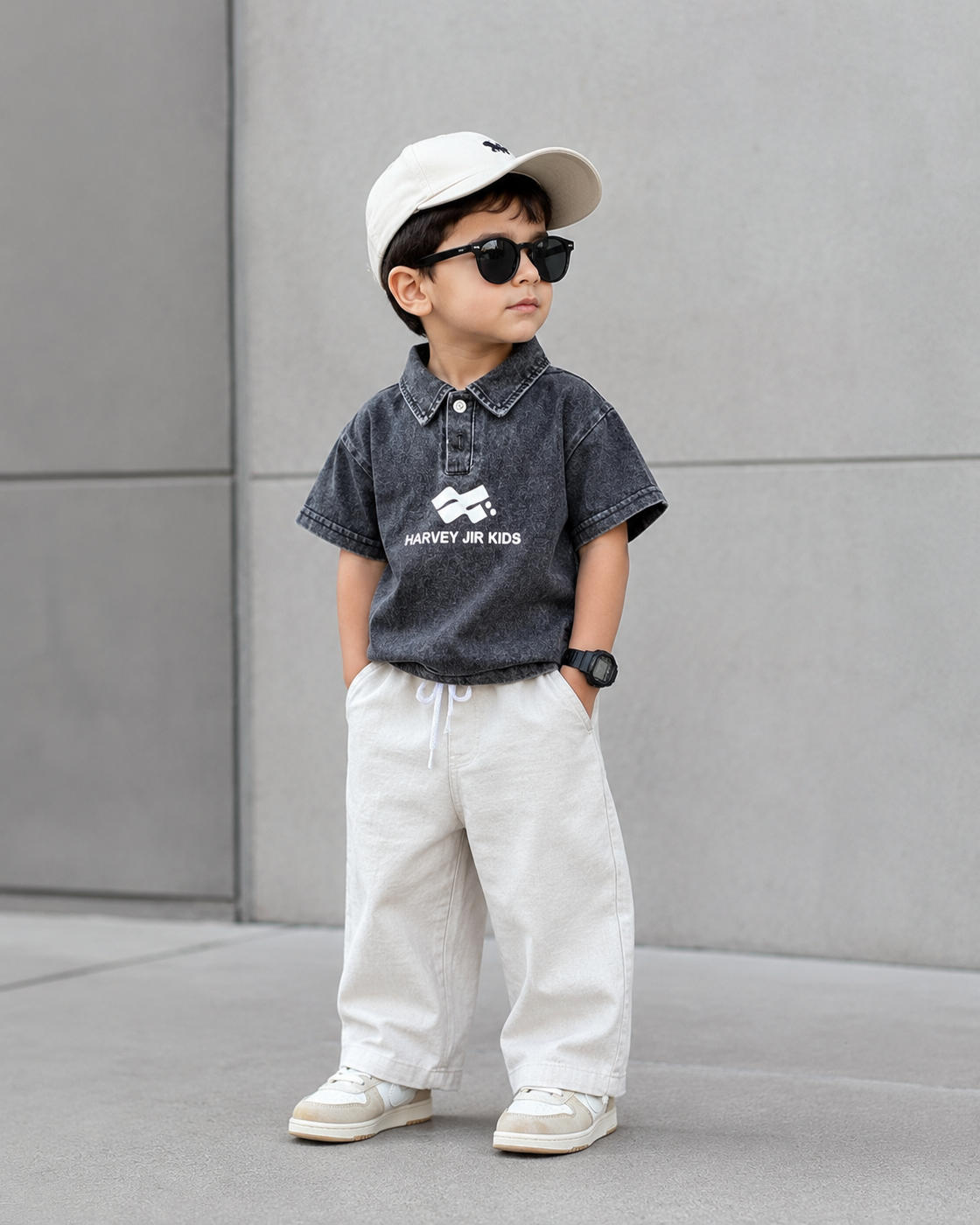 TSPL04 Unisex Half Sleeve Oversized Polo T Shirt