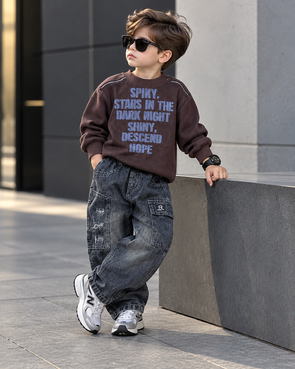 STIM114-01 Unisex Full Sleeve Oversized T Shirt and Pant Set