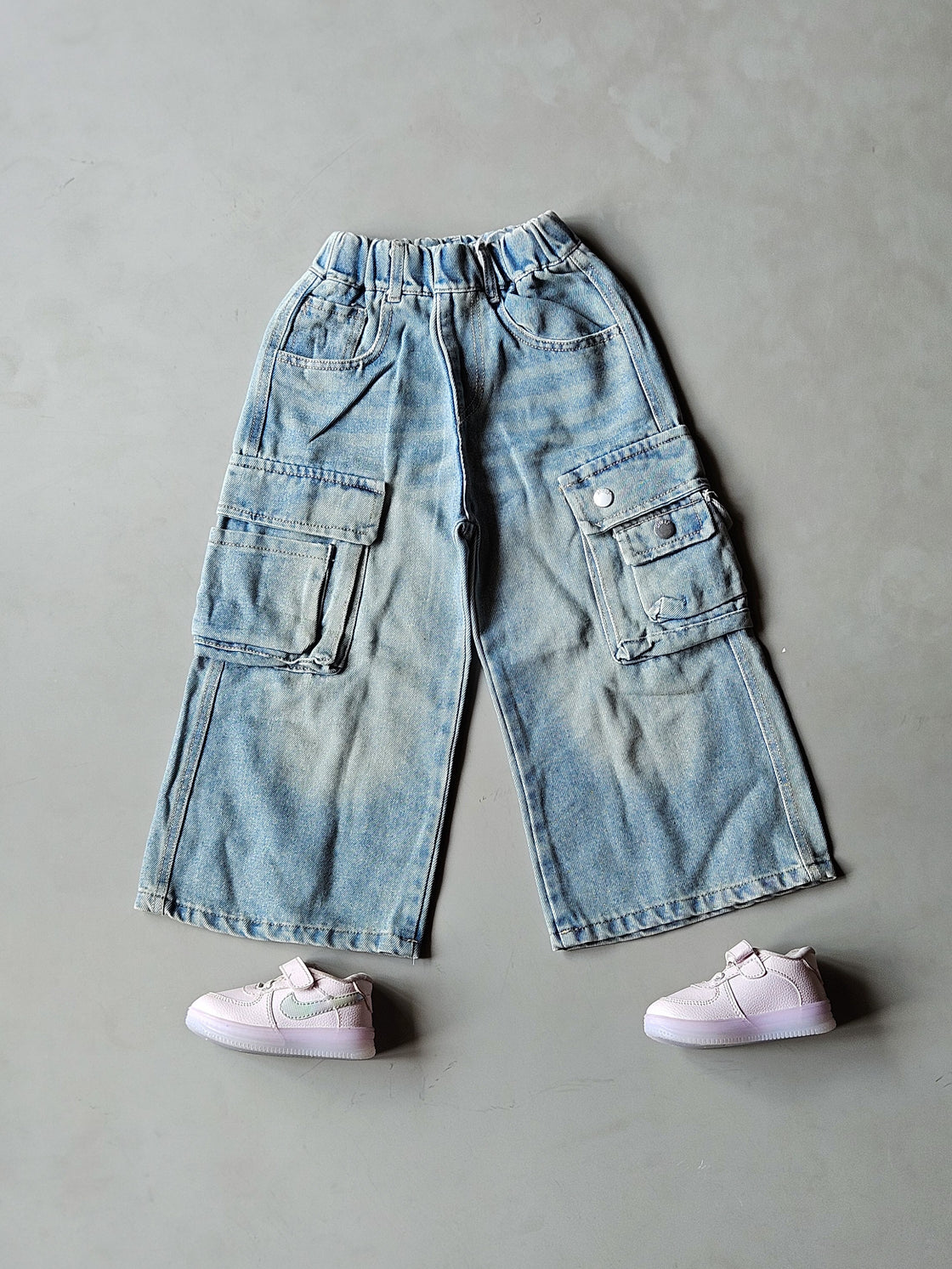 JN1001 Unisex Cargo Baggy Jeans