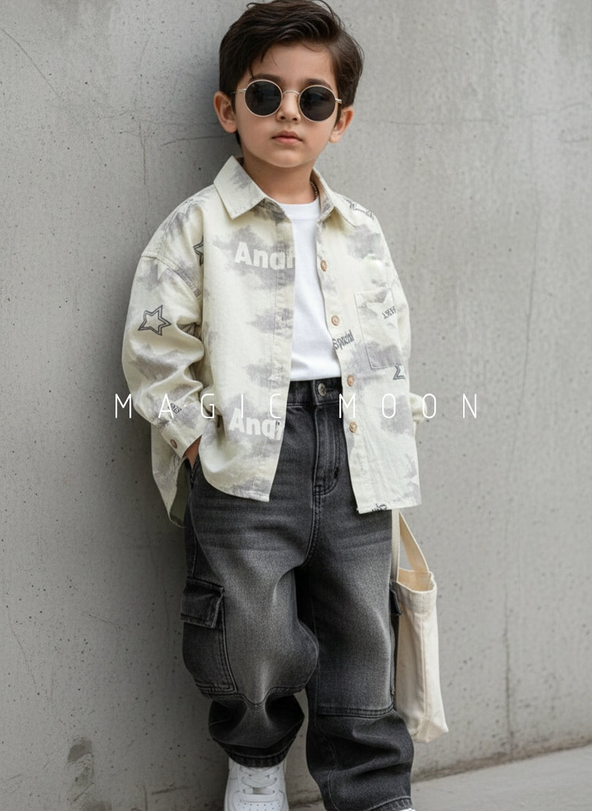 Unisex Full Sleeve Oversized Shirt