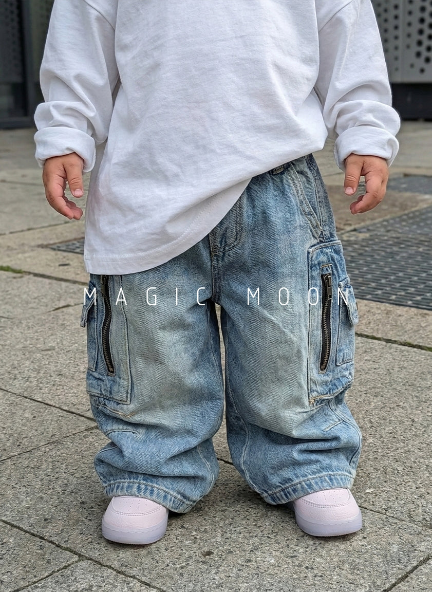 Unisex Wide Leg Jeans