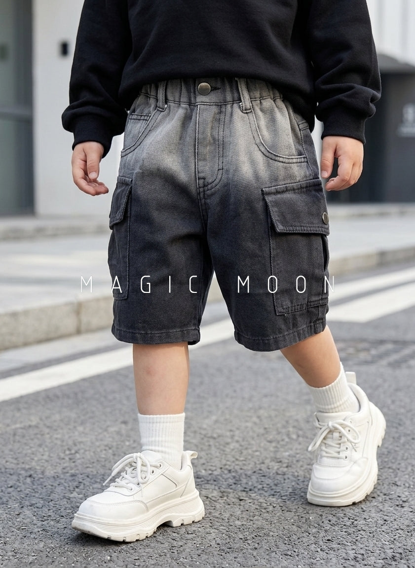 SHRT01 Unisex Baggy Denim Shorts