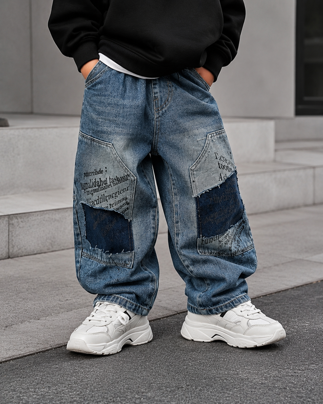 JN1004 Unisex Baggy Jeans