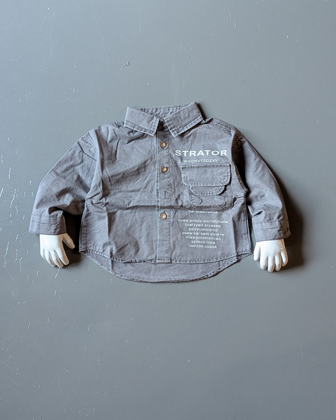 Unisex Full Sleeve Oversized Shirt