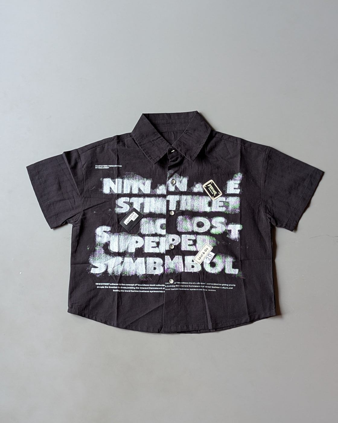 Unisex Half Sleeve Oversized Shirt