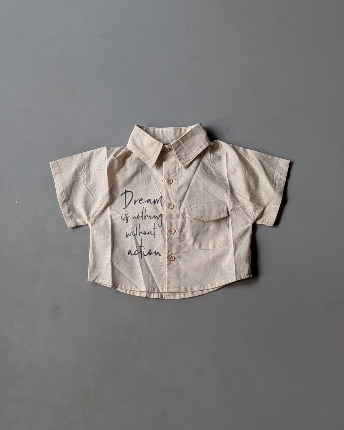 SHHS02 Boy's Half Sleeve Oversized Shirt