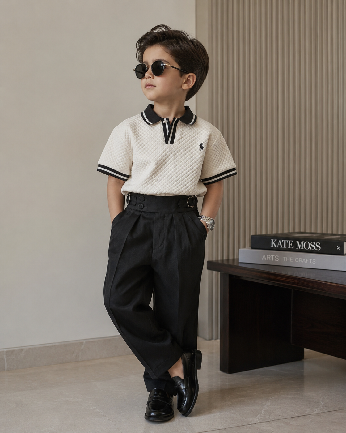 TSPL07Z-04 Unisex Half Sleeve Oversized Polo T Shirt