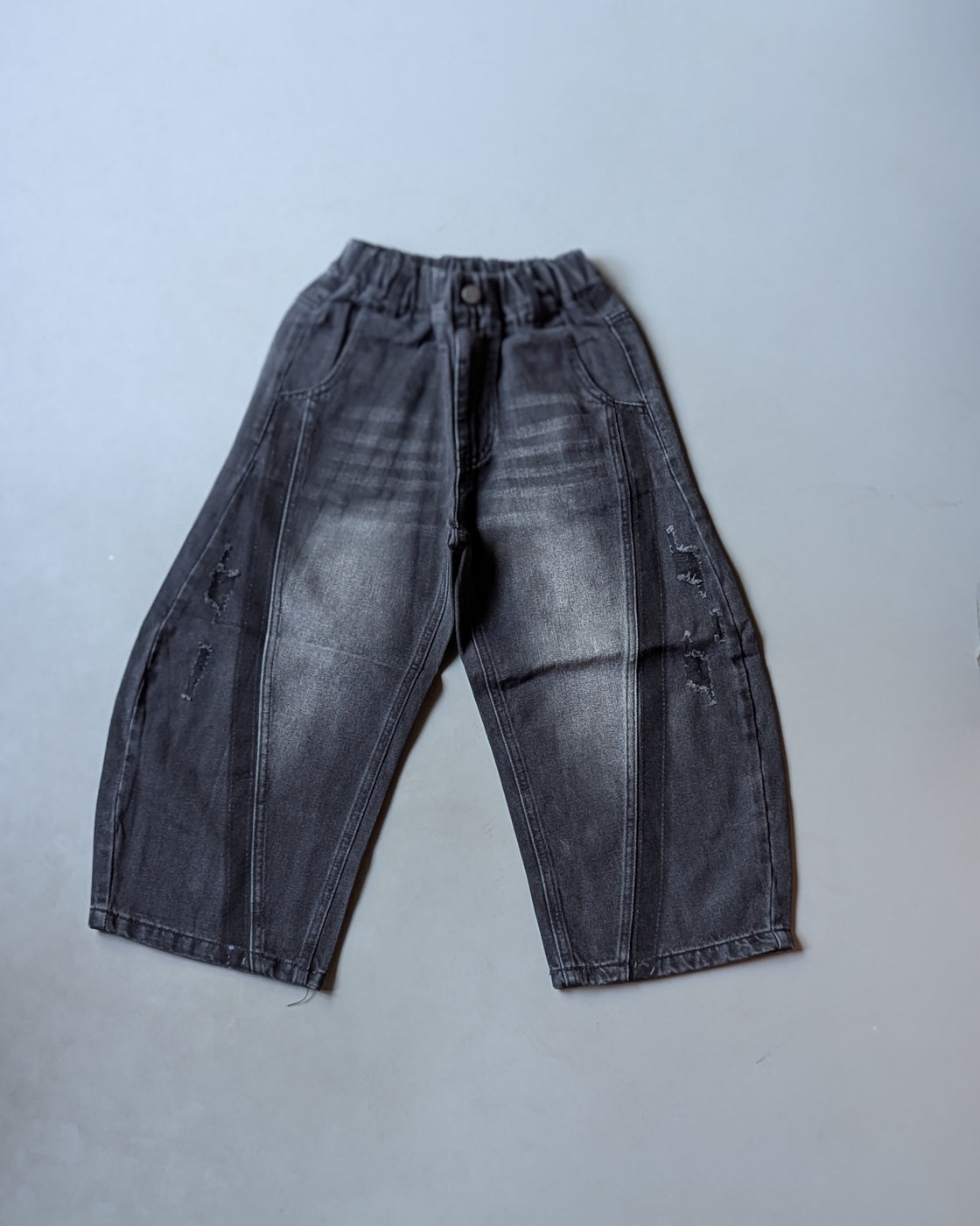 JN1001 Unisex Barrel Fit Baggy Jeans