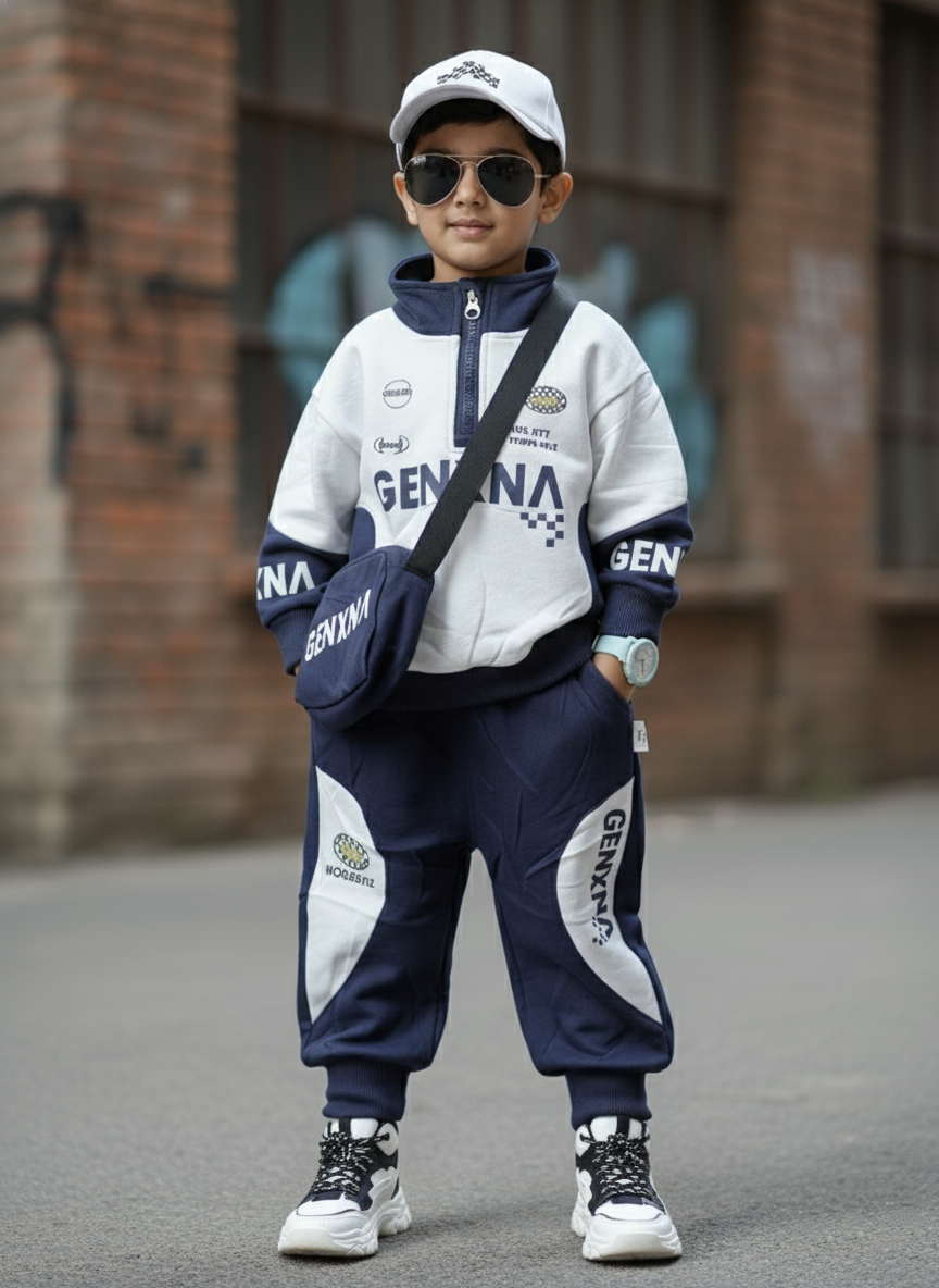 Unisex Full Sleeve Oversized High Neck Jacket and Pant Set