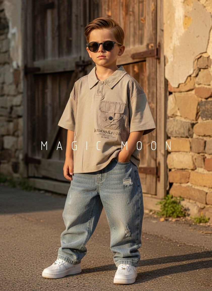 Unisex Half Sleeve Oversized T Shirt