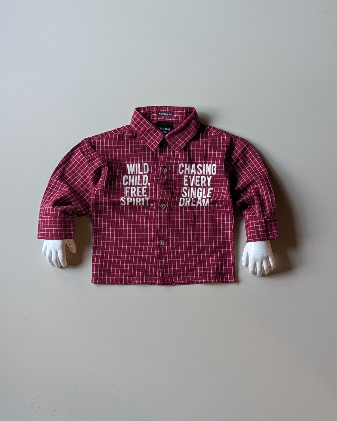 SHFS22 Boys Full Sleeve Oversized Shirt