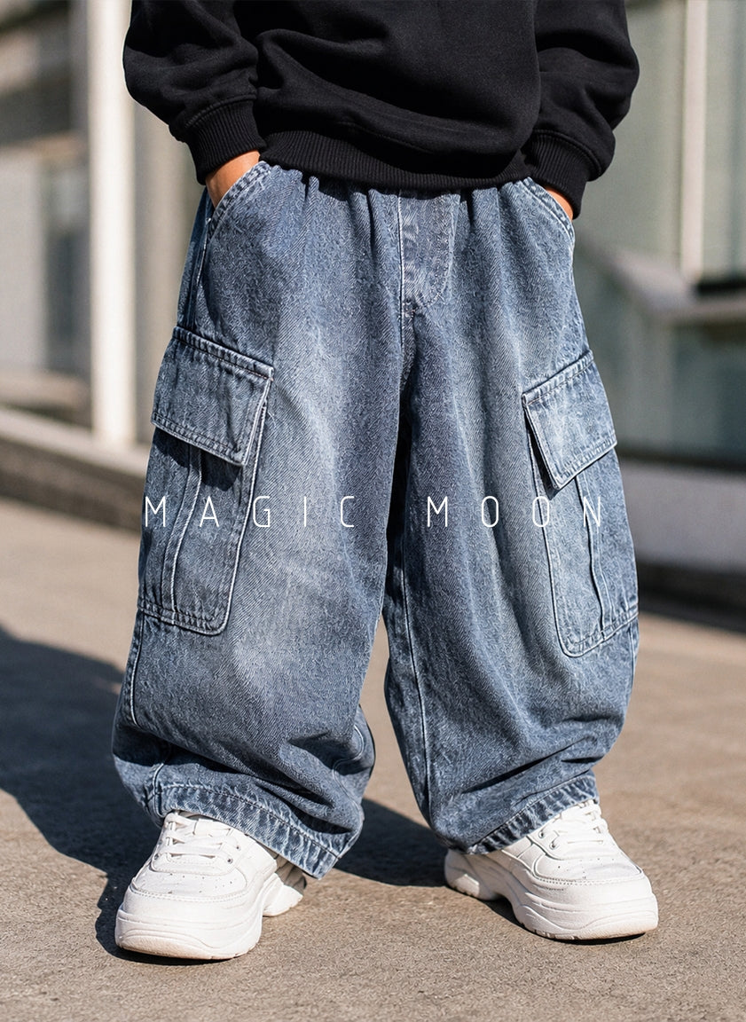 JNS105 Unisex Barrel Fit Jeans