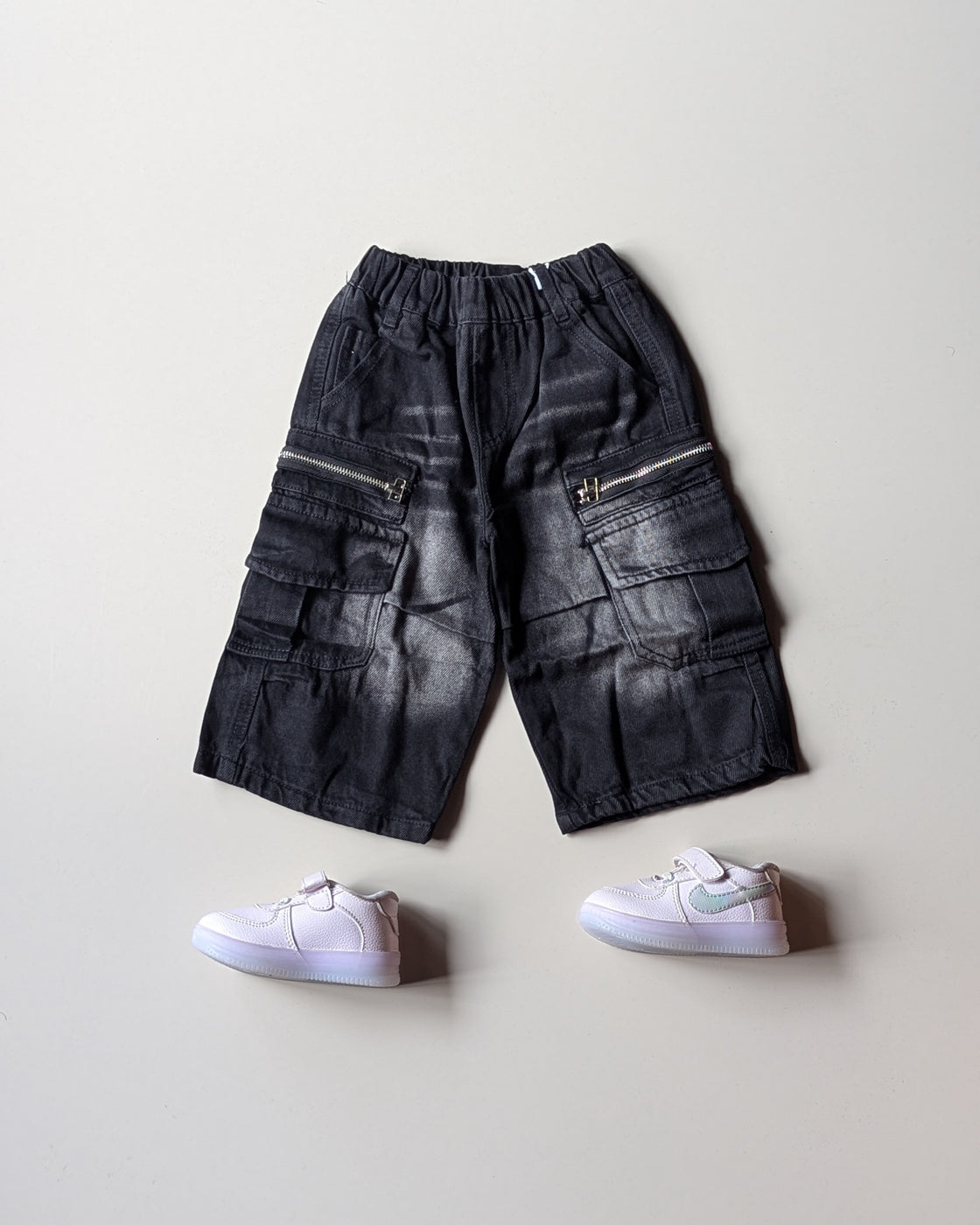 JNSIM112-01 Unisex Super Baggy Jeans