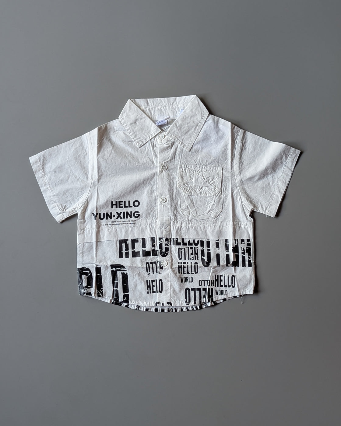 Unisex Half Sleeve Oversized Shirt