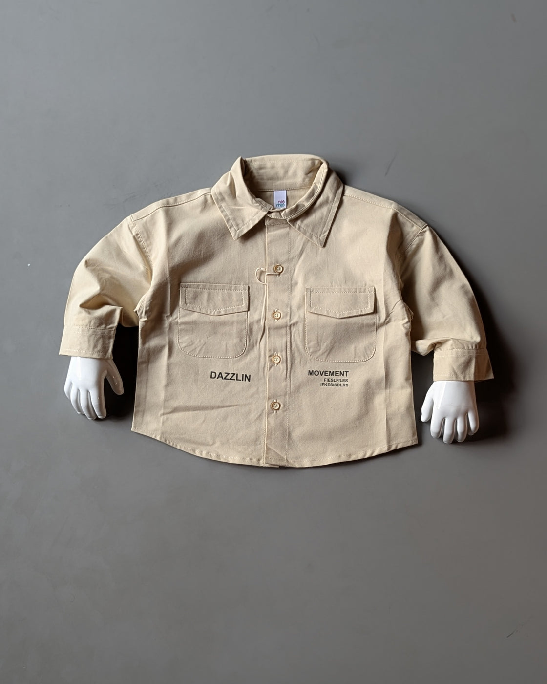 Boy's Full Sleeve Oversized Shirt