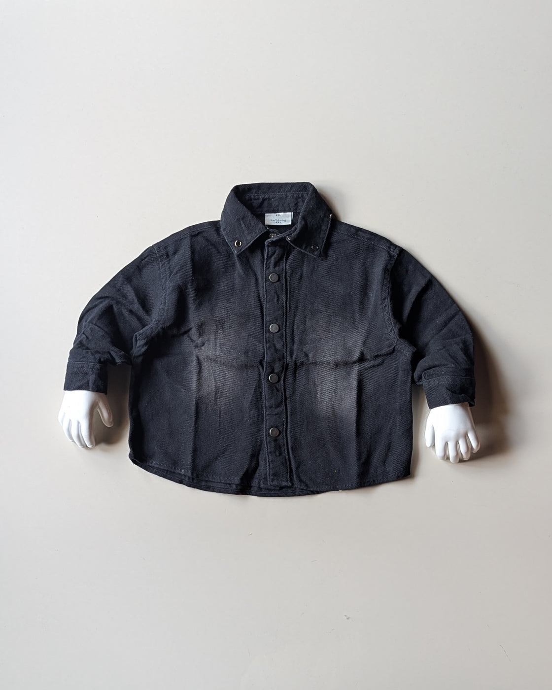 SHFS14 Boy's Full Sleeve Oversized Shirt