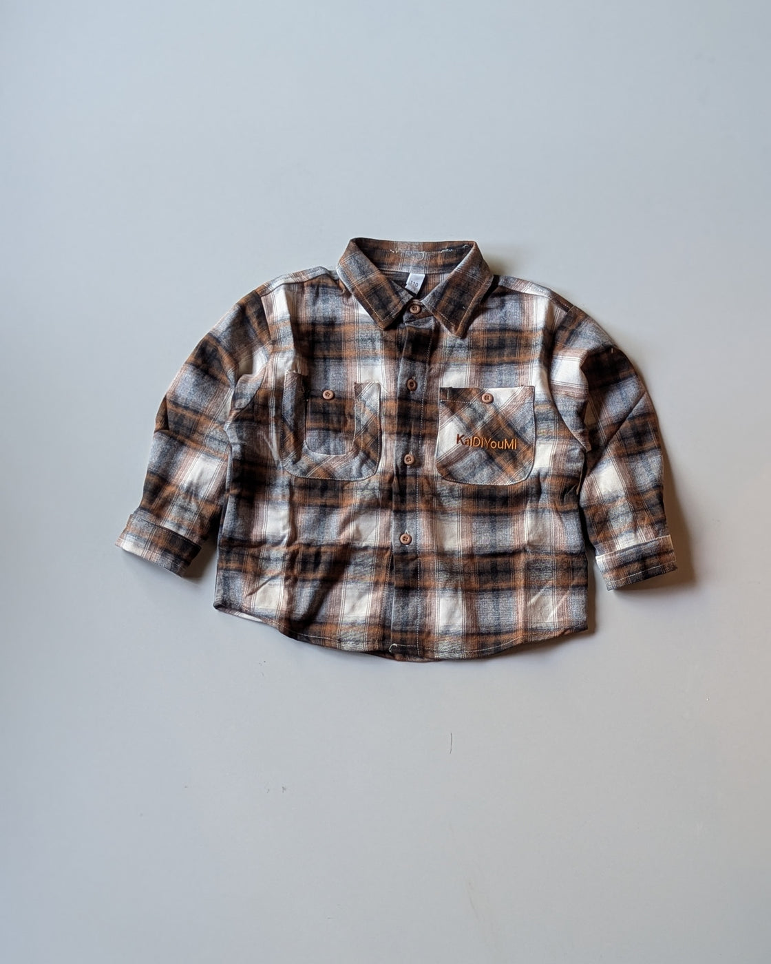 SHIMN14-02 Unisex Full Sleeve Oversized Check Shirt