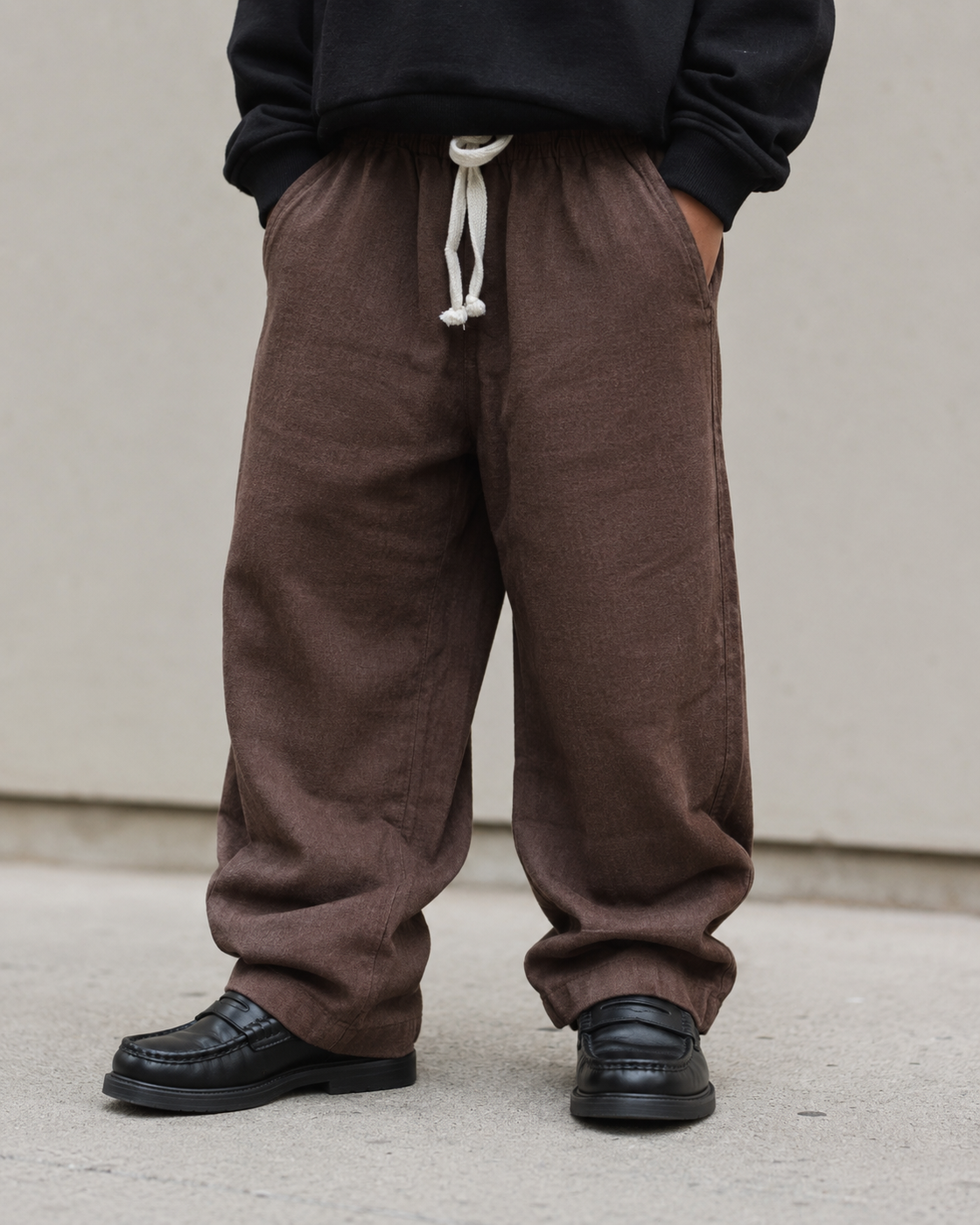 LNP02 Unisex Linen Pant (Coffee Brown)