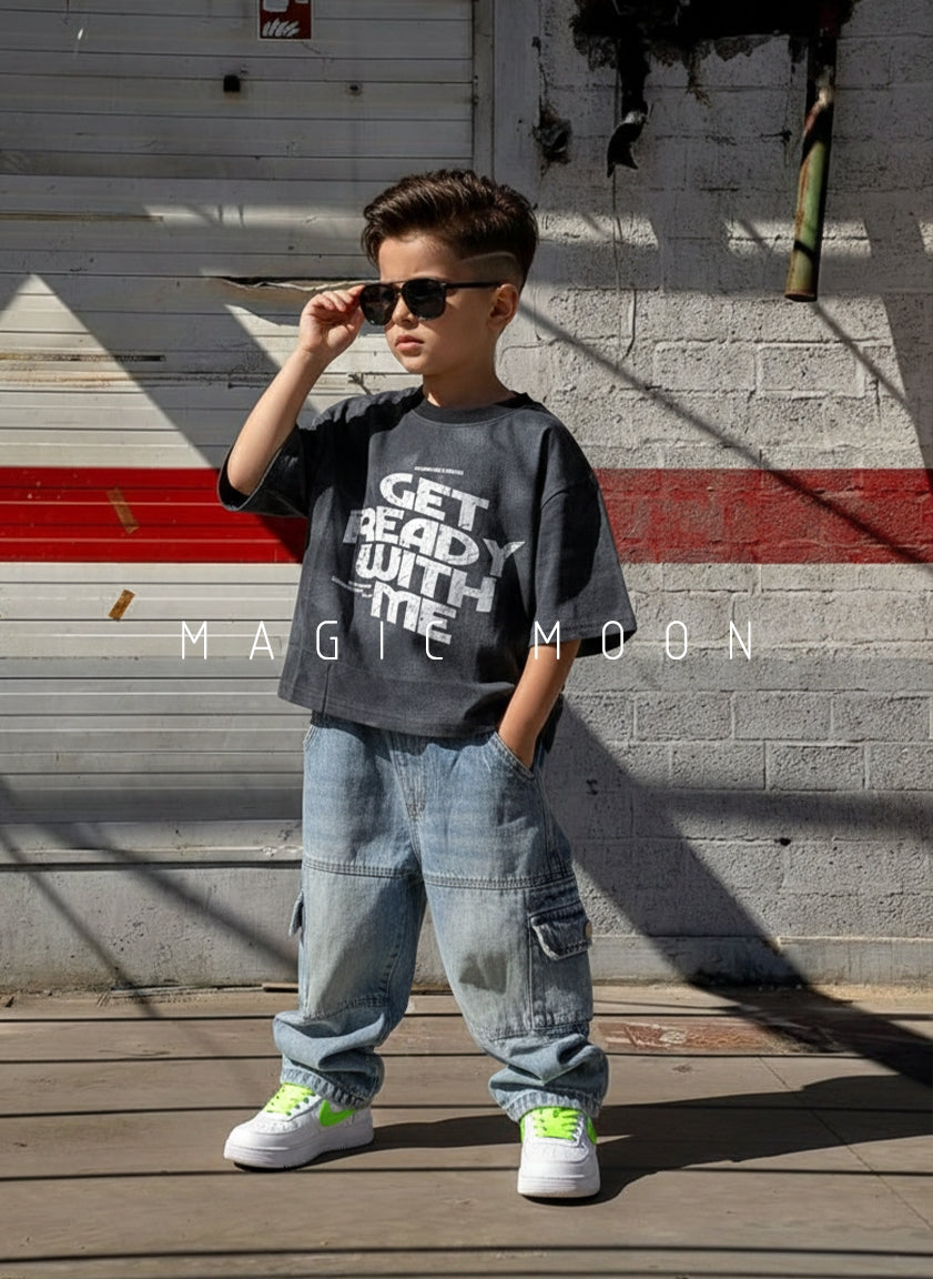 Unisex Half Sleeve Oversized T Shirt