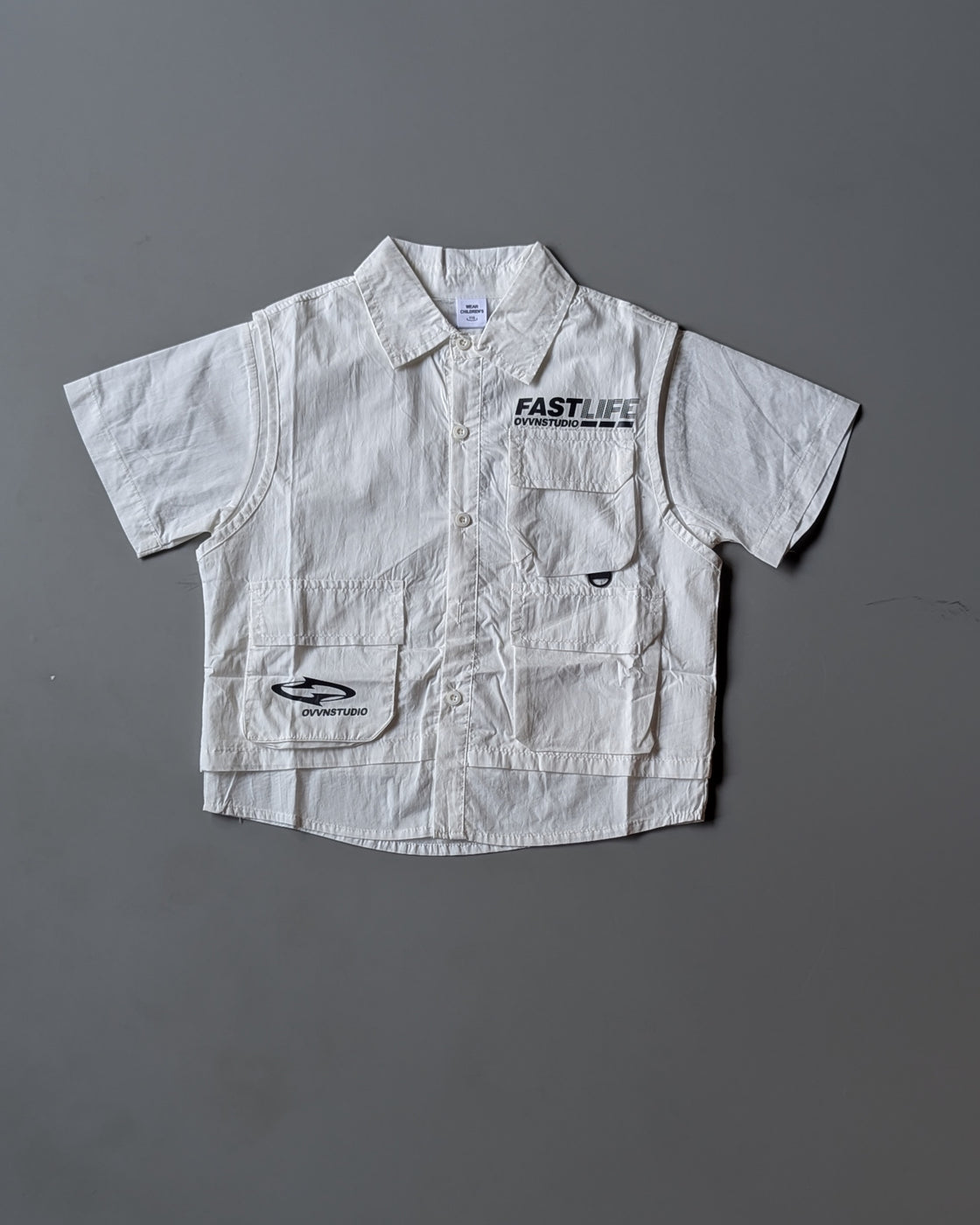 Unisex Half Sleeve Oversized Shirt