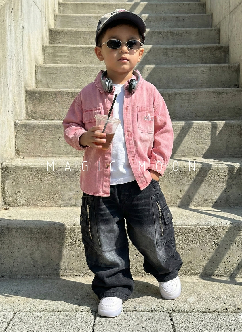 Unisex Full Sleeve Oversized Denim Shirt