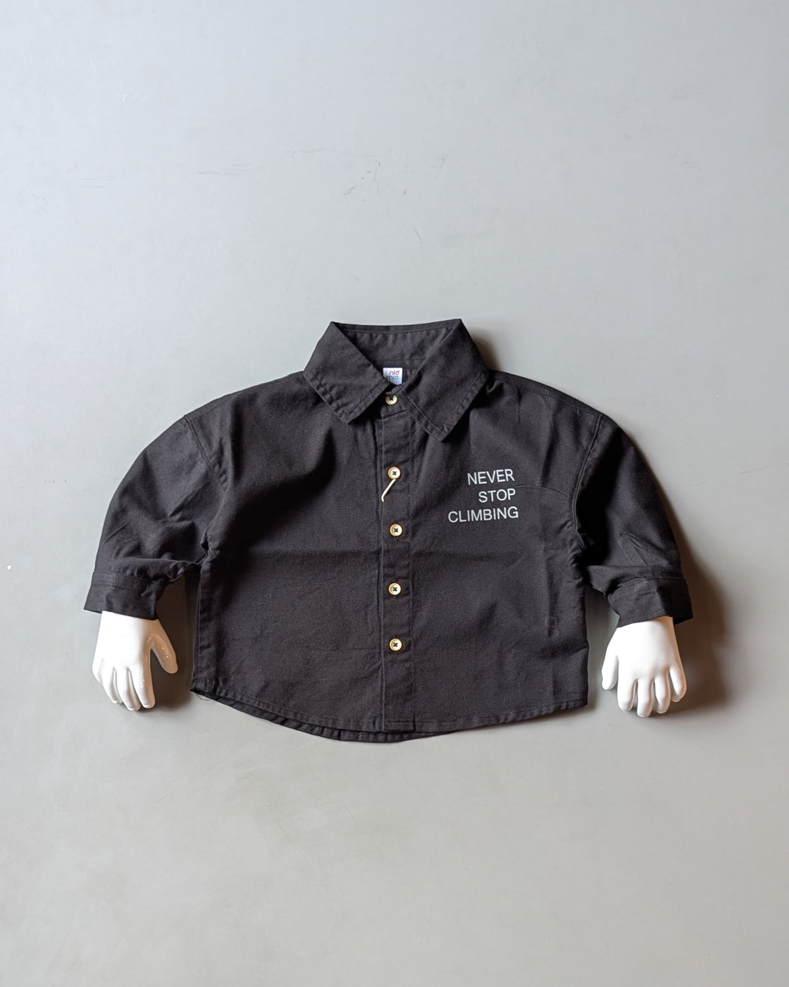 Boy's Full Sleeve Oversized Shirt