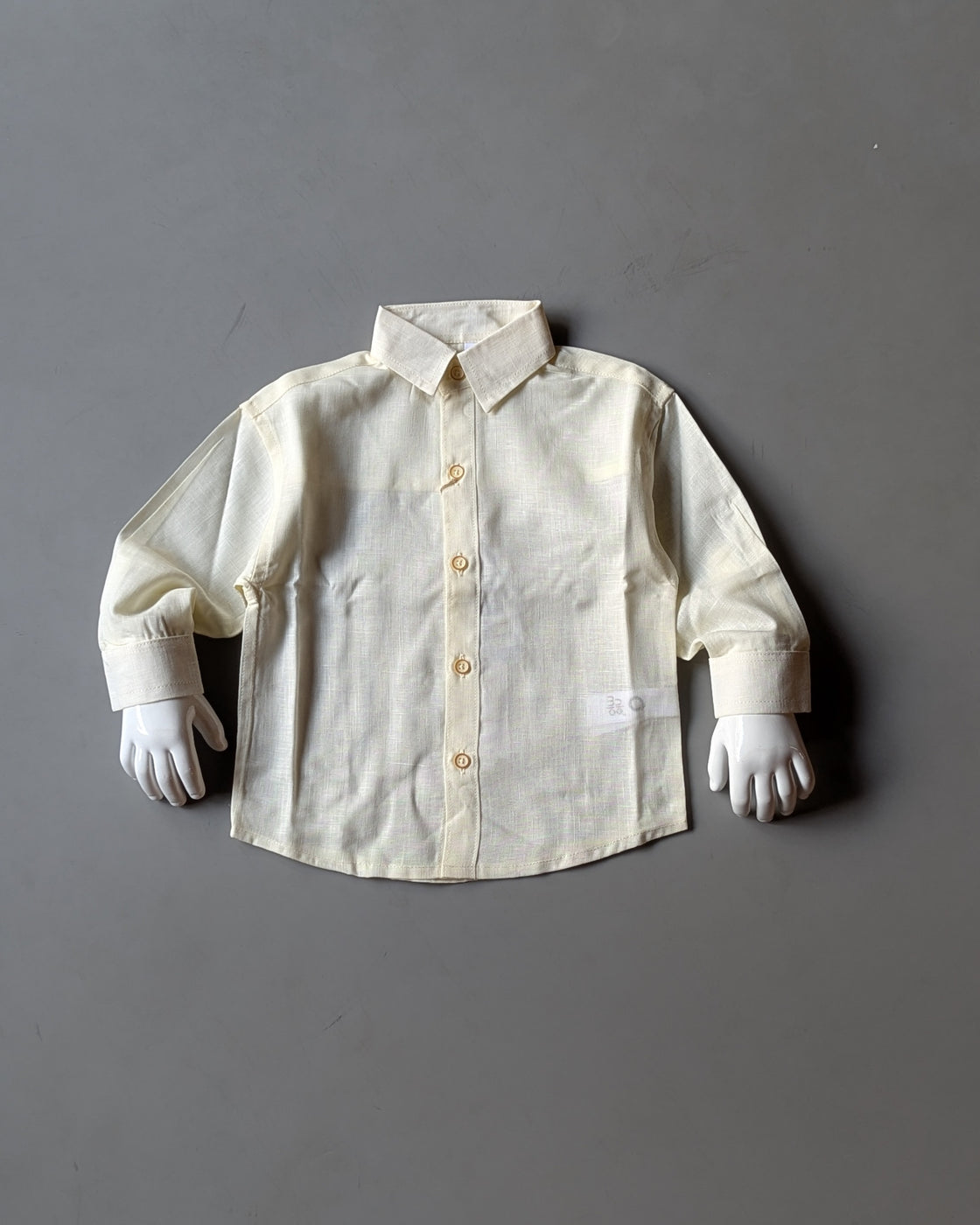 SHFS08 Boy's Full Sleeve Oversized Solid Colour Shirt