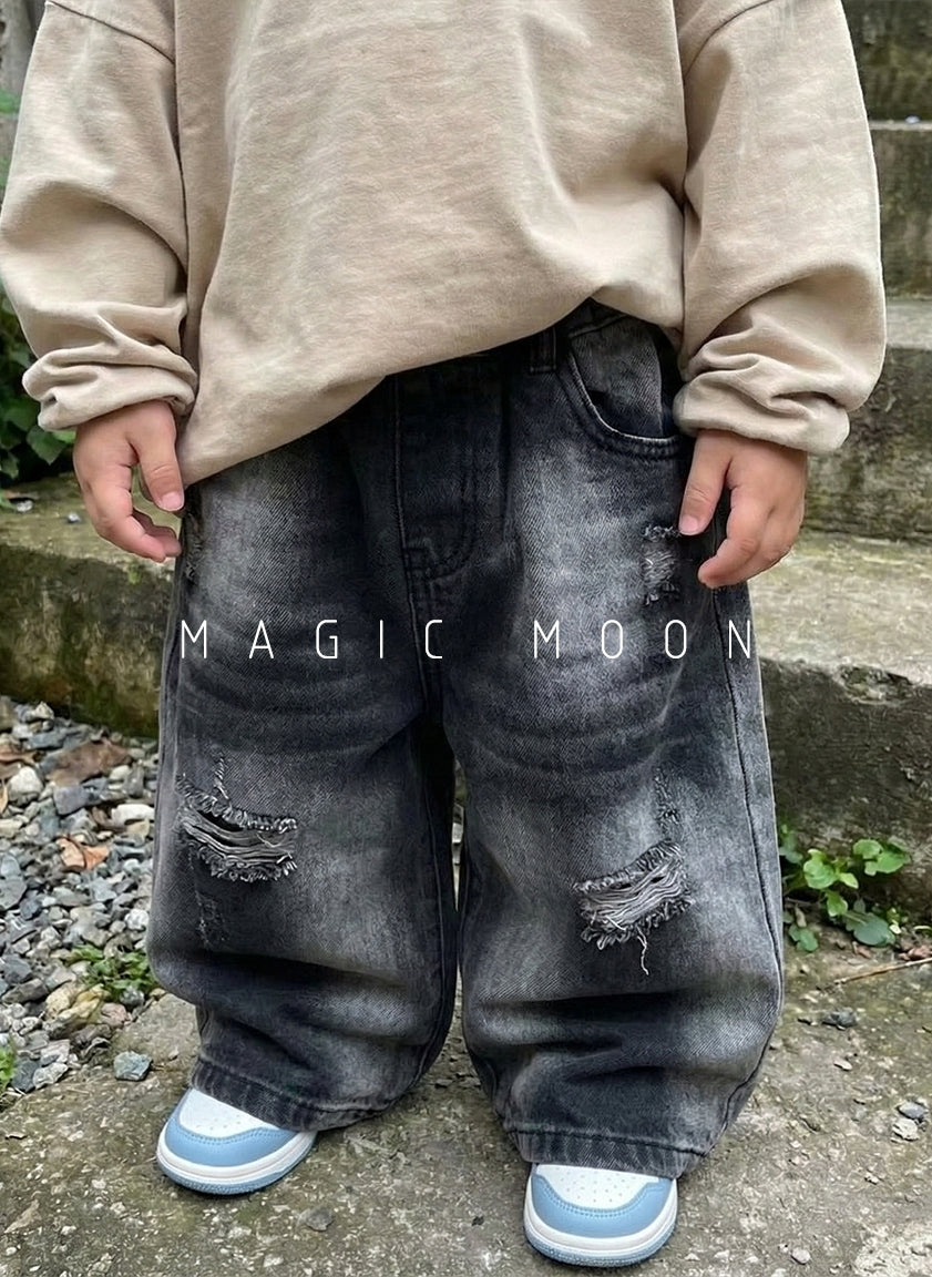 Unisex Wide Leg Jeans