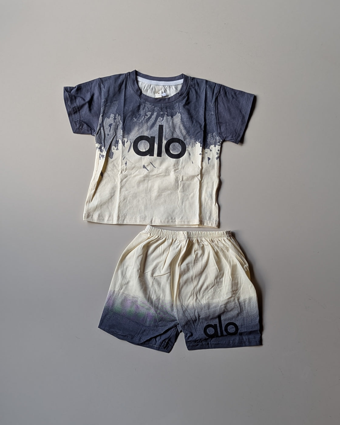 ST105 Unisex Half Sleeve Oversized T Shirt and Shorts Set